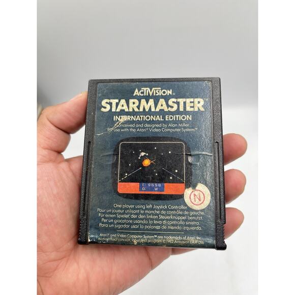 Starmaster International Edition (Atari 2600) Authentic, game cart only - Picture 1 of 4